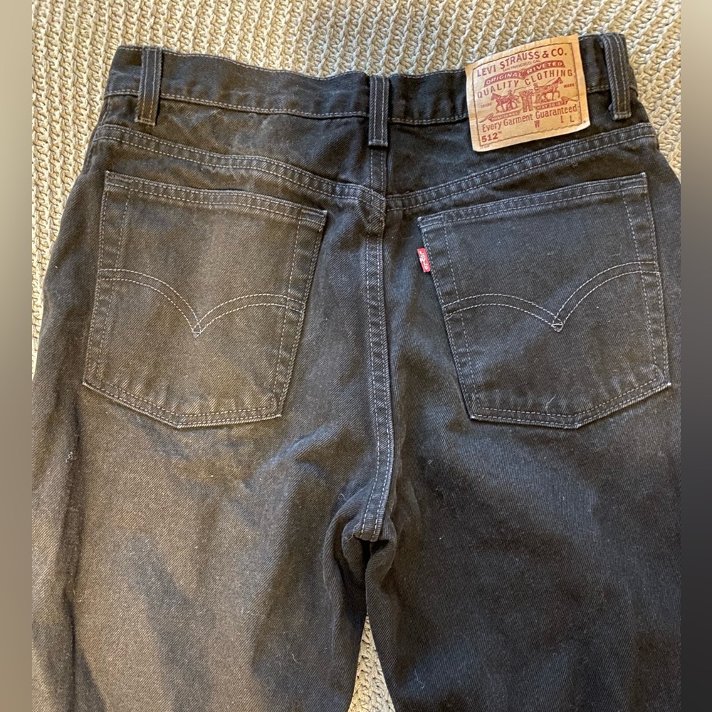 Levi’s Black Straight Leg Jeans